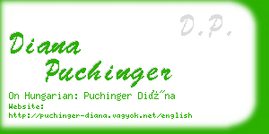 diana puchinger business card